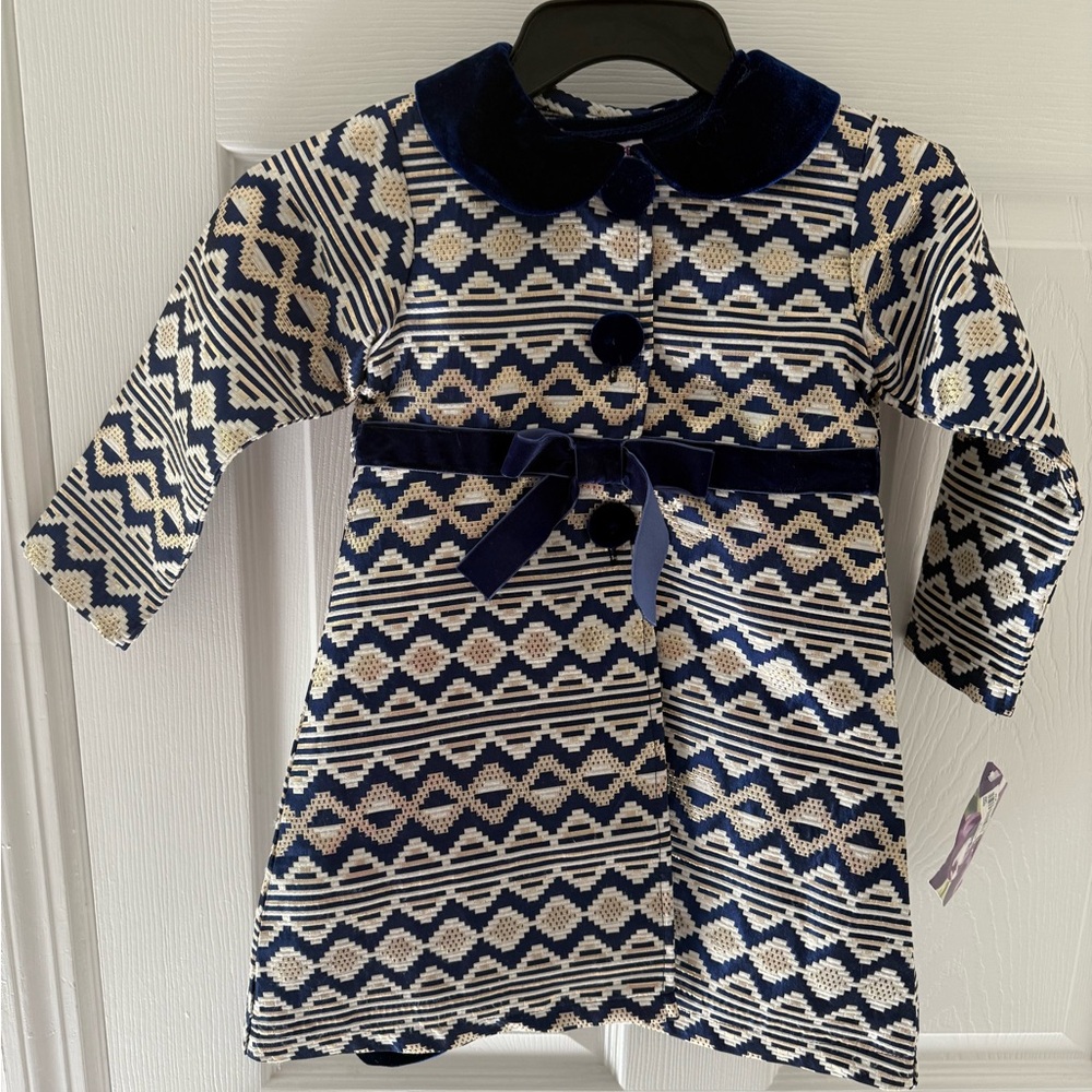 Blueberi Boulevard Velvet Dress